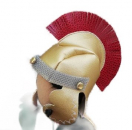 Römerhelm perfekt gearbeitet - Tribunenhelm mit Kamm